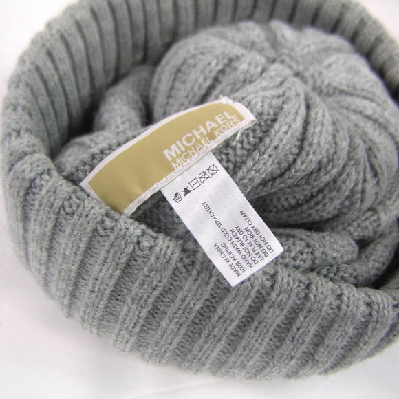 Michael Kors Beanie Cap Gray - Picture 3 of 5